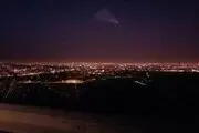 مشاهده جسم نورانی در آسمان خراسان شمالی