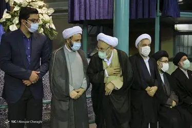 مراسم تشییع حجت الاسلام محتشمی پور