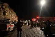پیشروی رانش زمین در روستای حسین آباد/ عکس