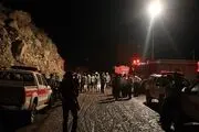 مصدومیت 2 تن در پی رانش کوه در مسجد سلیمان