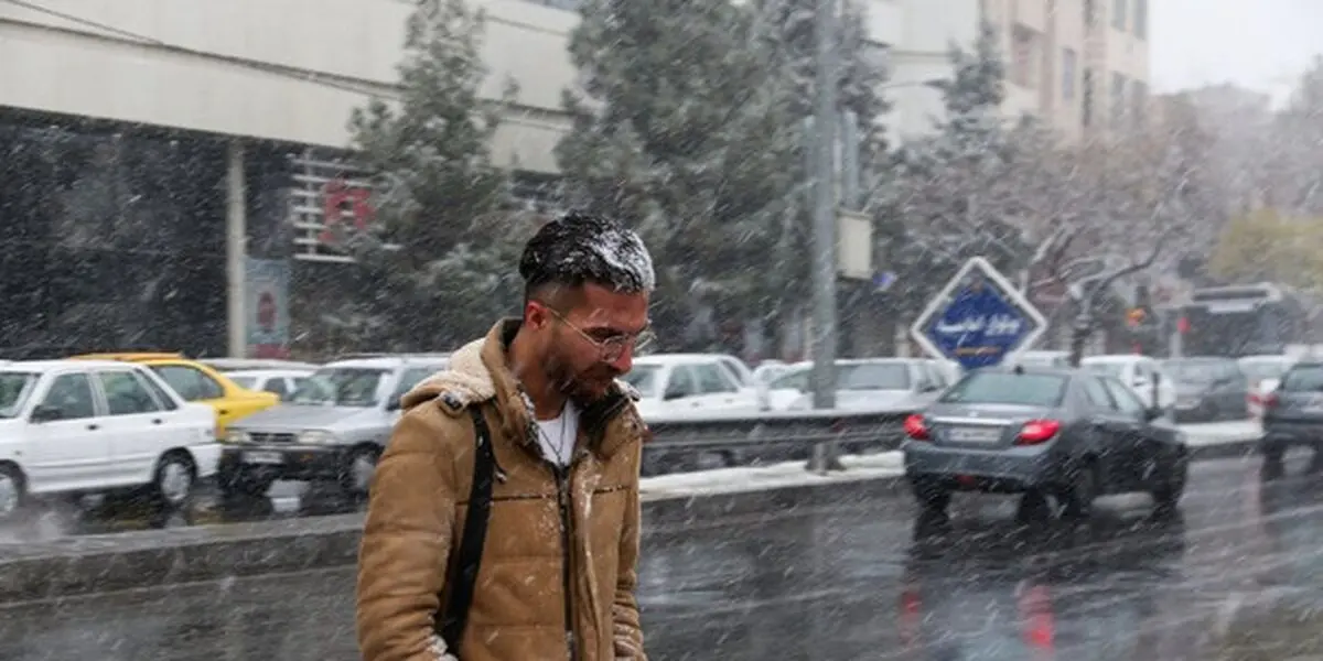 بارش پراکنده برف و باران در برخی نقاط