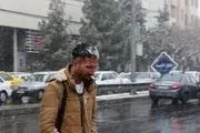 بارش پراکنده برف و باران در برخی نقاط