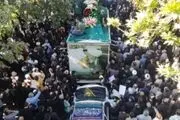 مراسم وداع مردم اصفهان با پیکر مطهر آیت‌الله ناصری