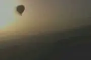 لحظه انفجار بالون در مصر + فیلم