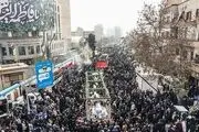 بدرقه پیکر ۲۰۰ شهید گمنام تا بهشت/ گزارش تصویری