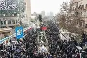 بدرقه پیکر ۲۰۰ شهید گمنام تا بهشت/ گزارش تصویری