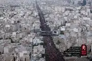 تصاویر آخرالزمانی از مراسم تشییع رهبرانقلاب 