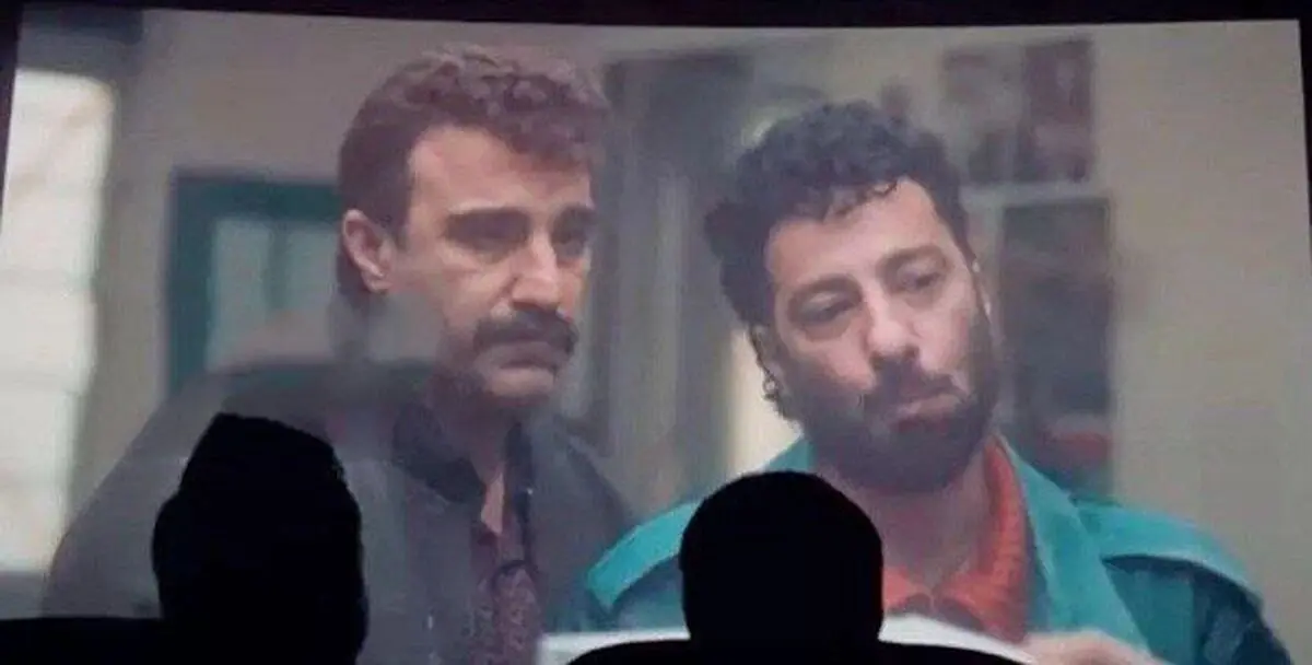 گریم نوید محمدزاده و محسن تنابنده در فیلم رامبد جوان