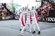 حذف بسکتبال ۳ نفره بانوان