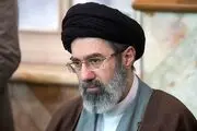 حضور فرزند رهبرانقلاب در تشییع شهدای اقتدار +فیلم
