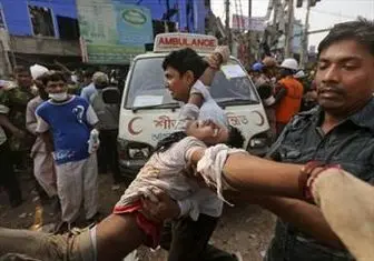 افزایش تلفات حادثه بنگلادش به ۳۲۵ قربانی