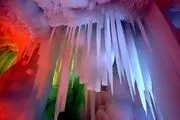  غار یخی شگفت‌انگیز/ گزارش تصویری