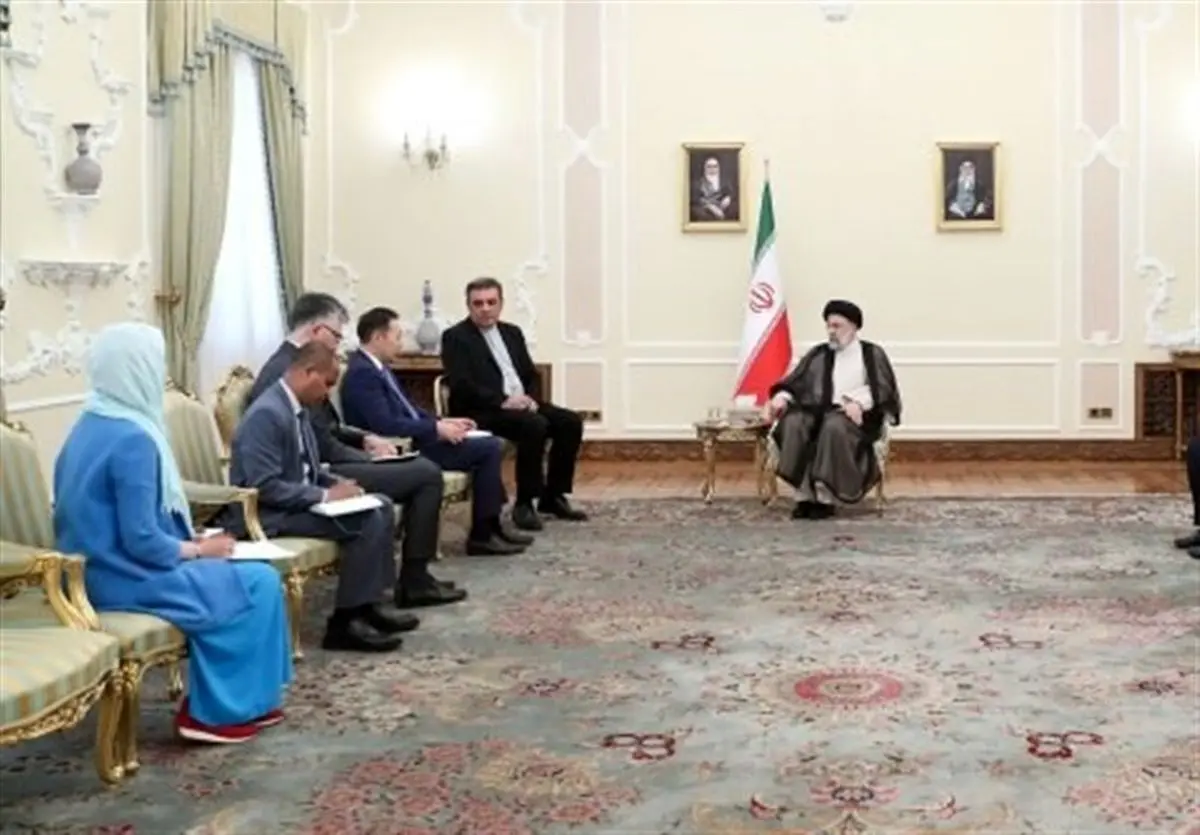 دیدار دبیرکل سازمان سیکا با رئیس جمهور