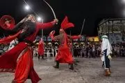  انتقال فرهنگ عاشورایی با تعزیه و تئاتر در پیاده روی اربعین ۹۸ /عکس