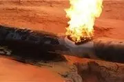 یک کشته و سه مصدوم در حادثه آتش‌سوزی خط لوله گاز ترش گناوه