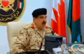 مظلوم نمایی حاکم بحرین پس از حملات ایران/فیلم