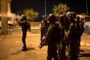 حمله نظامیان صهیونیست به تظاهرات فلسطینی ها