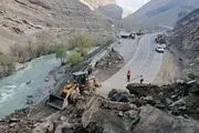 رانش زمین در زیباترین جاده گردشگری مازندران +عکس
