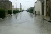 بارش باران تابستانی شهرستان بستک را سیراب کرد
