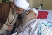 عیادت فرستاده ویژه مقام معظم رهبری از مرجع تقلید شیعیان افغانستان+ تصاویر