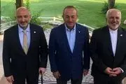 نشست سه جانبه وزرای خارجه ایران، ترکیه و افغاستان در آنتالیا