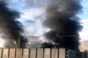  آتش سوزی ساختمان «ایران مال» حوالی دریاچه چیتگر