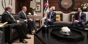 وزیر خارجه روسیه با شاه اردن دیدار کرد