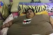 چاق ترین زن جهان برای لاغری راهی هند شد
