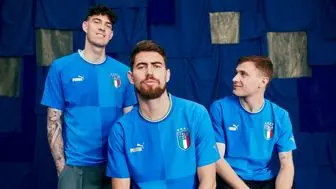 رونمایی از پیراهن جدید تیم ملی ایتالیا+ عکس