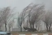 وزش شدید باد در منجیل
