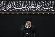 مراسم عزاداری شب تاسوعای حسینی (علیه‌السلام) در بیت رهبری/ گزارش تصویری 