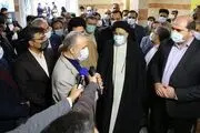 حضور رئیسی در بومهن و دستور تکمیل بیمارستان نیمه‌کاره این شهر