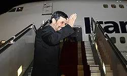 احمدی‌نژاد ایران را ترک کرد