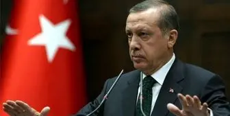 چرت زدن اردوغان حین تبریک عید +عکس