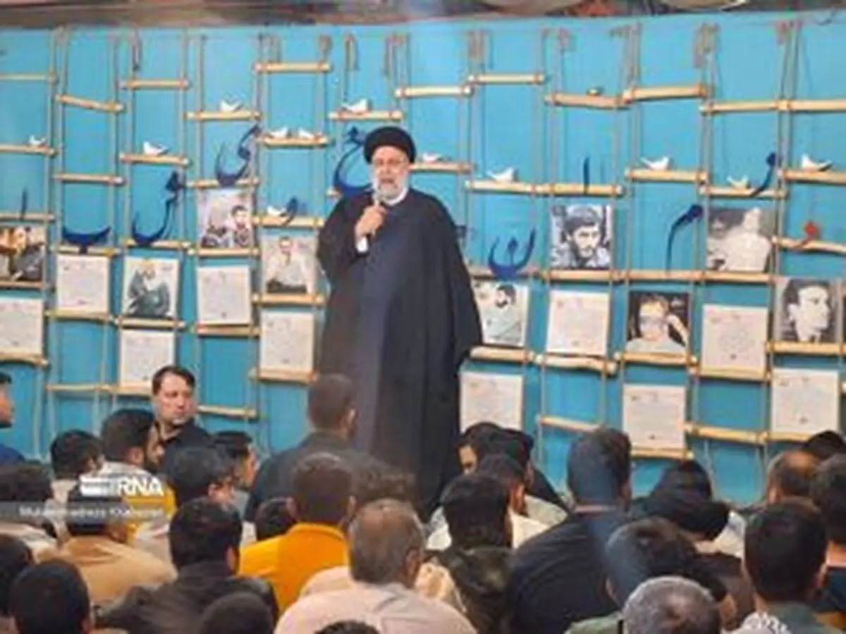 حضور رئیسی در یک مکان خاص 