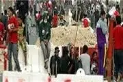 تشکیل زنجیره انسانی مردم بحرین