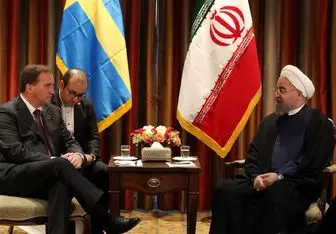 دیدار نخست وزیر سوئد با روحانی