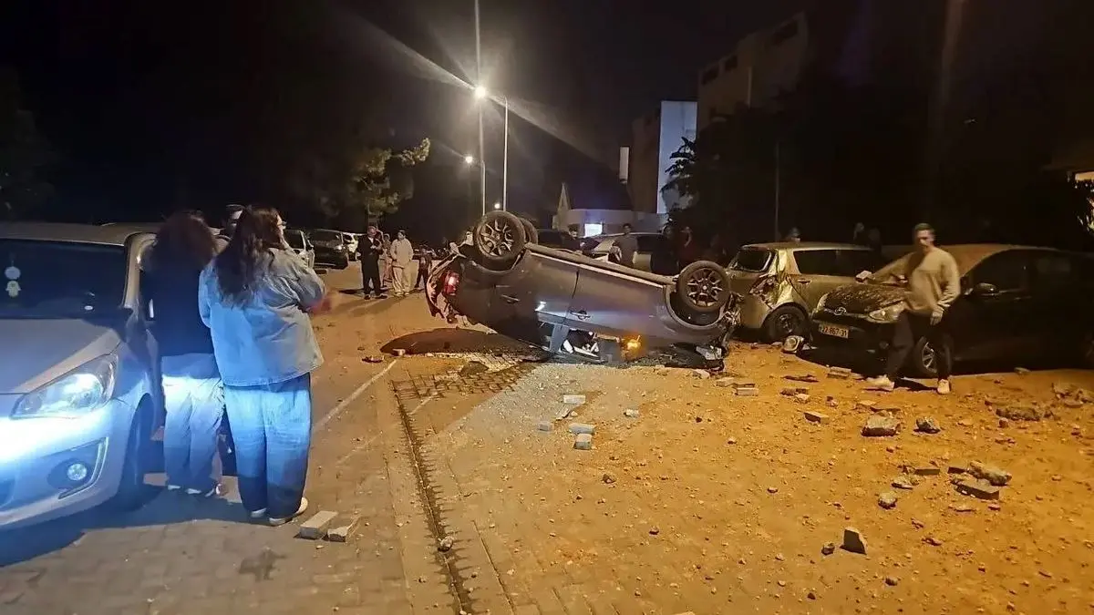 محل‌های اصابت موشک‌های ایرانی در اسرائیل+ عکس