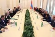 روحانی و نخست‌وزیر ارمنستان دیدار و گفت‌وگو کردند