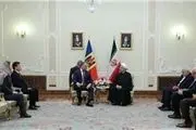  رئیس جمهور مولداوی با روحانی دیدار و گفت وگو کرد