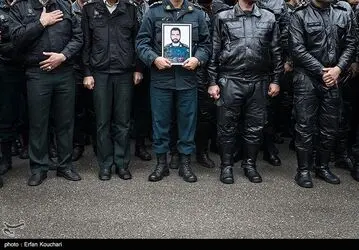تشییع شهدای پلیس تهران