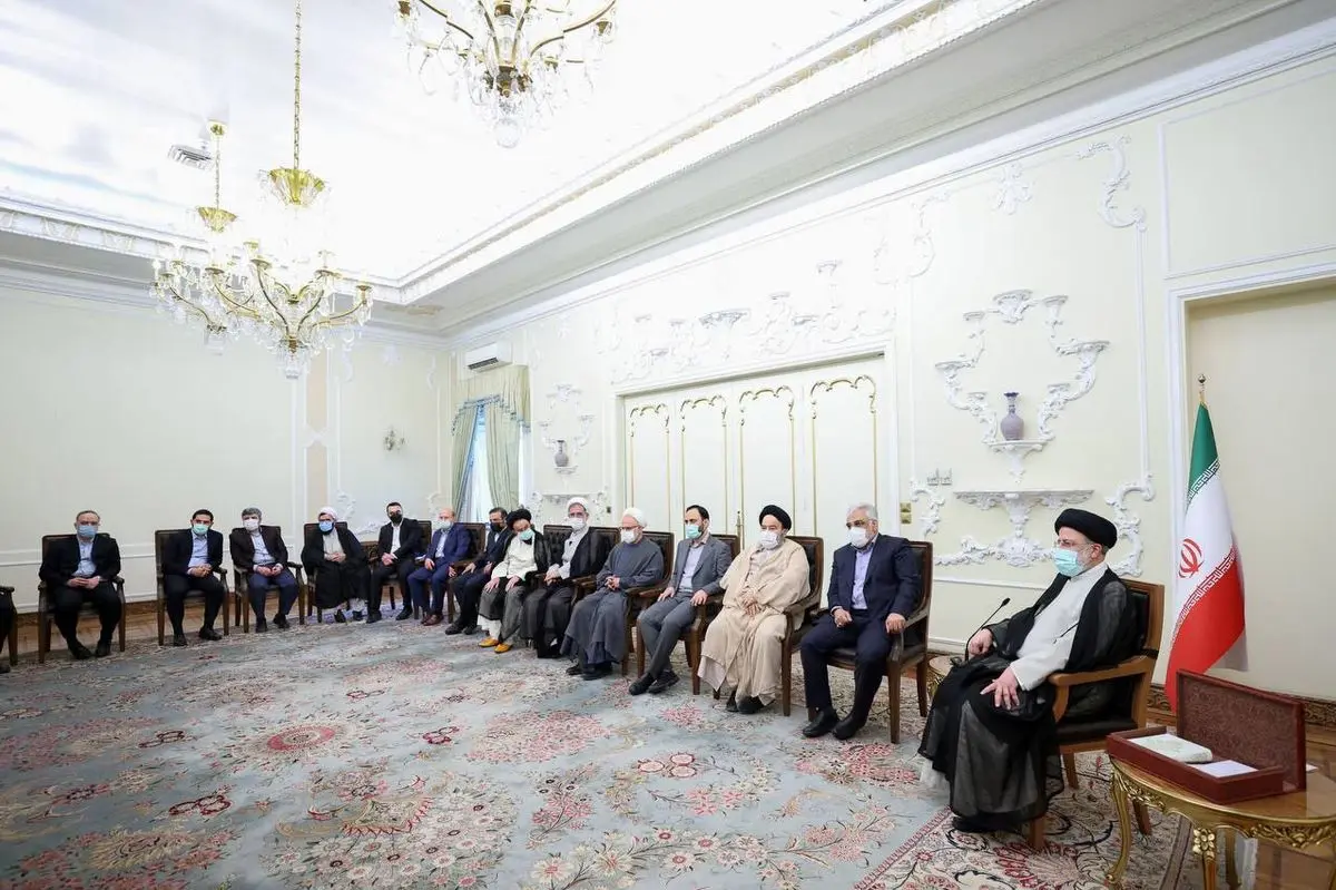 دیدار نوروزی رئیسجمهور با مقامات کشوری و لشکری+تصاویر
