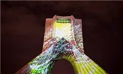  نصب 107 هزار متر نورپردازی ریسه‌ای در مسیرهای اصلی شهر تهران 