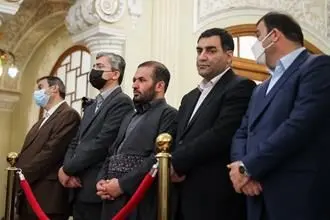 کنفرانس خبری مشترک دکتر قالیباف با رئیس مجلس عراق/گزارش تصویری