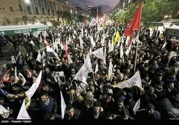 تشییع پیکر قاسم سلیمانی در کربلای معلی