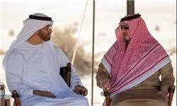 دیدار خصوصی ولی‌عهد ابوظبی با وزیر کشور عربستان