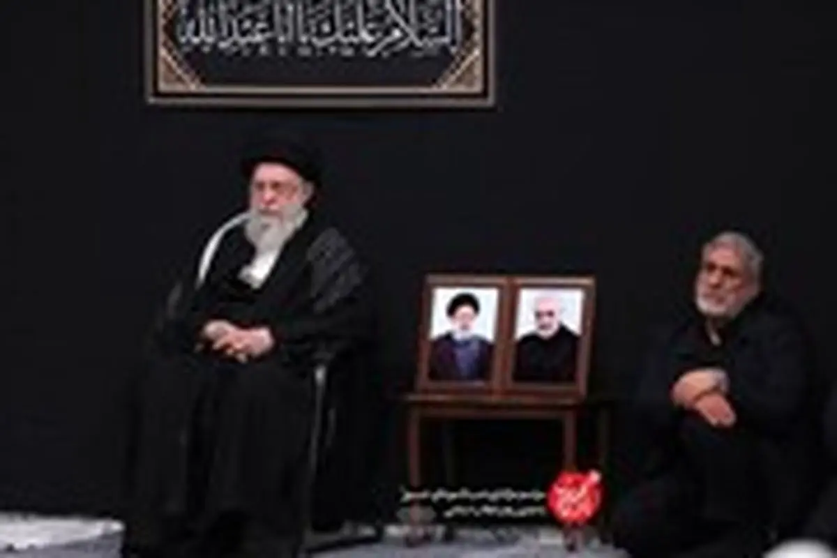 مراسم عزاداری شب تاسوعا با حضور رهبر انقلاب + ویدئو