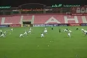 استقلالی ها در زمین باشگاه الاهلی
