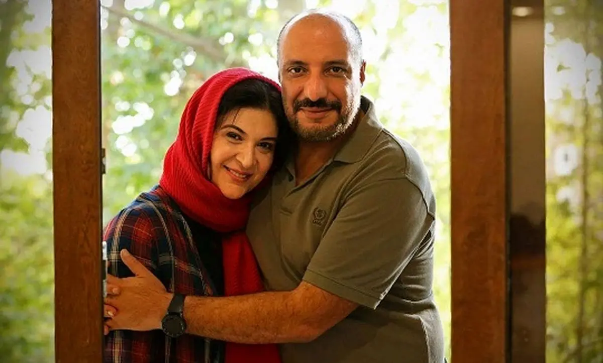زوج هنرمند و طنزپرداز در رستوران /عکس