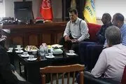 دیدار درودگر با مدیران باشگاه تراکتورسازی
